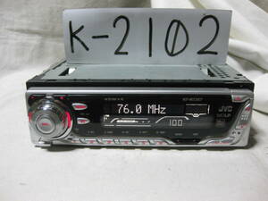 K-2102　JVC　ビクター　KD-MZ302　MDLP　1Dサイズ　MDデッキ　故障品
