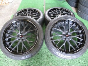 R562☆中古セット HYPER FORGED ハイパーフォージド 22×9.5J +33 +28 114.3-5穴 265/40R22 2020年製 夏4本！レクサスRX