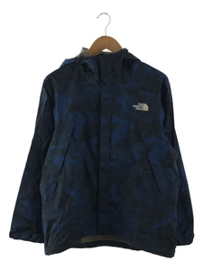 THE NORTH FACE◆NOVELTY DOT SHOT JACKET_ノベルティドットショットジャケット/L/ナイロン/NVY/カモフラ