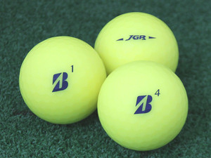 ABランク　ブリヂストン BRIDGESTONE TOUR B JGR MATTE YELLOW EDITION 20個 球手箱 ロストボール