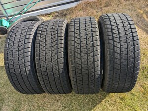 265/65R17 4本 19年製 BRIDGESTONE BLIZZAK V3 ランクル プラド ハイラックス サーフ FJクルーザー H3 ブリヂストン ブリザック バリ山