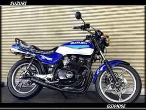 ★GSX400E★ゴキ★車検付きで即納可能！★ショート管・タックロールシート等のカスタム多数で決まった１台！★嬉しいETC付き★注目★