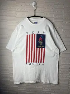 90s USA製ヴィンテージ  シングルステッチ アトランタオリンピックTシャツ