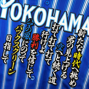 ★送料無料★横浜　DeNA ベイスターズ　大田泰示　応援歌　黒　刺繍　ワッペン　ユニフォーム