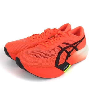 未使用品 アシックス asics METASPEED EDGE PARIS SUNRISE RED メタスピードエッジ スニーカー ランニング シューズ レッド 28.5cm メンズ