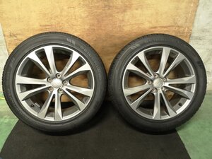 ★ ホイール 2本 スバル 純正 レガシィ 17x7.5J+55 100 5H 215/50R17