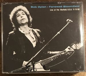 奇跡の共演Bob Dylan / Farewell Bloomfield / 2CD / Pressed CD / Recorded Live at Fox Warfield , U.S.A., November 15, 1980 / Excelle