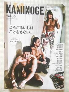 『KAMINOGE【かみのげ】vol.36』プロレス/総合格闘技/MMA/宇野薫/桜庭和志/長州力/シーザー武志/高木三四郎(中古本)