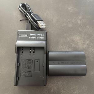 送料無料　SIXOCTAVE バッテリーチャージャー D-LI50 セットDC-K5 充電器 カメラ　付属品　アクセサリー