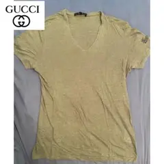 グッチGUCCI リネン100%Tシャツ