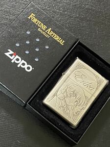 zippo フォーチュンアテリアル 千堂瑛里華 限定品 アニメ 両面刻印 2007年製 FORTUNE ARTERIAL シリアルナンバー NO.0057 専用ケース