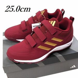 R600 新品 adidas アディダス Japan Trainer AC ジャパントレーナー トレーニング シューズ 野球 バーガンディ 25.0cm