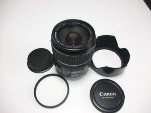 Canon ZOOM LENS EF-S 17-85mm F4-5.6 IS USM 保護フィルター・フード付き AF正常動作品