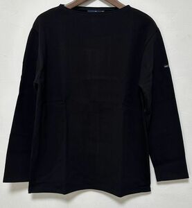セントジェームス ウエッソン 無地 T3サイズ 長袖 Tシャツ カットソー NOIR 黒 ブラック SAINT JAMES OUESSANT SOLID