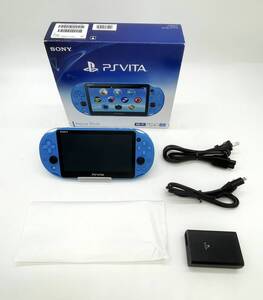 PlayStation Vita アクアブルー(PCH‐2000)【極美品】