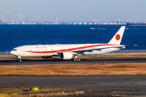 飛行機 デジタル画像 ボーイング777 日本 政府専用機 10