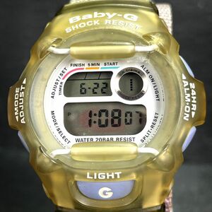 美品 CASIO カシオ Baby-G ベビージー BG-370 腕時計 デジタル クオーツ 多機能 カレンダー ナイロンベルト 新品電池交換済み 動作確認済み