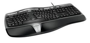 【中古】マイクロソフト キーボード 有線/人間工学デザイン Natrual Ergonomic Keyboard 4000 B2M-00029