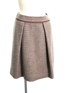 フォクシーブティック スカート Skirt Tweed Trapeze 総柄 38