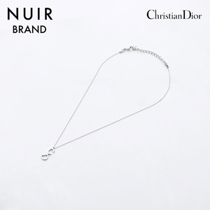 クリスチャンディオール Christian Dior ネックレス CD シルバー