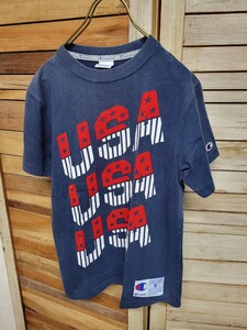 チャンピオン Champion USA プリント Tシャツ サイズ S