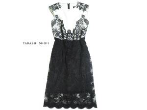 TADASHI SHOJI タダシ ショージ レース コントラスト ドレス ワンピース 2P