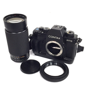 1円 CONTAX RTS Vario-Sonnar 4.5-5.6 100-300 T* 一眼レフフィルムカメラ レンズ 通電確認済み C121738-2