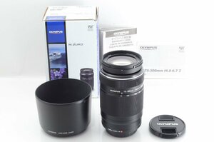 #B362 ★別売りフード(LH-61E)付き♪並品★OLYMPUS M.ZUIKO DIGITAL ED 75-300mm F4.8-6.7 II オリンパス