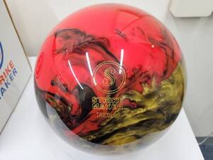 新古品】STRIKE MAKER ストライクメーカー 10lb4oz 10ポンド 4オンス TOP1-1/8oz プラスティックボール【ドリル無し】