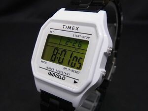 ■稼働品■新品■未使用■ TIMEX タイメックス TW2V20100 SS クオーツ 30ｍ防水 腕時計 ウォッチ ホワイト系×ブラック系 CB0895