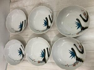 ☆i時代物　大正～昭和　多様鉢　深皿　深鉢　和食器　6客鉢　古い　陶器