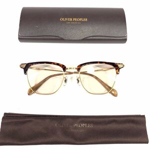 【オリバーピープルズ】本物 OLIVER PEOPLES 伊達眼鏡 BANKS 362HRN サングラス メガネ めがね メンズ レディース 日本製 ケース 送料520円