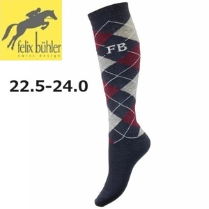 Felix Buhler フェリックス・ビューラー Argyle M　ライディングソックス　乗馬靴下　馬術　乗馬ウェア　乗馬用品