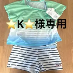 コンバース 水着 女の子 160 2点セット 小学生 中学生 高校生 緑 プール