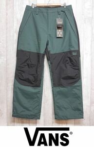 【新品】25 VANS MTE HELLBOUND PANT - Mサイズ - Black-Green Gables 正規品 スノーボード ウェア 2レイヤー パンツ