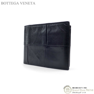 ボッテガ ヴェネタ （BOTTEGA VENETA） マキシイントレ コンパクト 二つ折り 財布 690964 ブラック メンズ （中古）