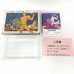 データイースト『闘人魔境伝 ヘラクレスの栄光』外箱・説明書・付属品のみ・ファミコン・レトロゲーム・No.240825-29・梱包サイズ60