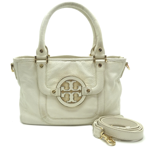 ［飯能本店］Tory Burch トリーバーチ 2Wayバッグ ショルダーバッグ レザー ホワイト レディース DH81700