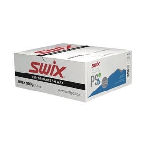 SWIX PS06-900ｇ（180ｇ×5個/蓋なしで化粧箱に入っています）　気温：-6～-12℃対応　定価￥10890　Noフッ素　定価は¥10890