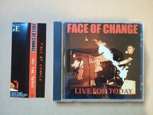 FACE OF CHANGE / Live For Today [CD] 1997年 札幌ハードコア/Youth Crew