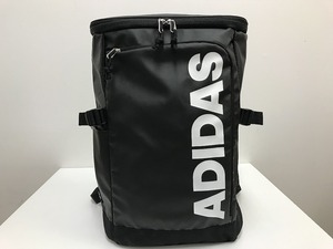 アディダス adidas 美品 通勤・通学に最適！大容量・軽量！ 縦型リュックサック A4・B4可 スクエア ボックス型 部活動