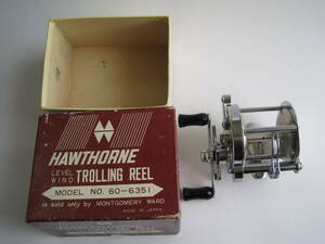 Hawthorne モデル60-6351 ダイレクトドライブリール 日本製 1960年代製 フルオリジナル 箱説明書付き ビンテージリール