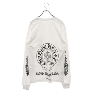 クロムハーツ Los Angeles Horseshoe L/S Tee クロムハーツ ロサンゼルス限定ロングスリーブホースシューTシャツ 長袖カットソー ロンT