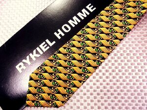 【在庫処分セール】●特売●FK0482●【RYKIEL】リキエル【花 植物 デザイン 柄】ネクタイ●