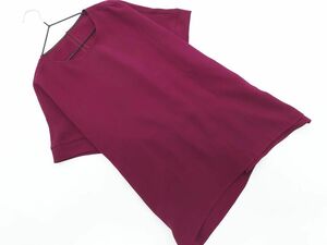 INDIVI インディヴィ ブラウス シャツ size05/紫 ■◆ ☆ egc6 レディース