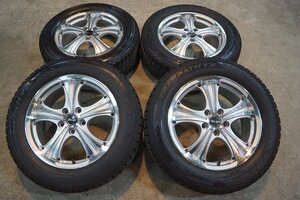 【バリ山 中古 SET】225/60R17 225/60-17 トーヨー ウィンタートランパス 19年 17インチ Bluege 5S 5H114.3 7J+53 冬用 SK フォレスター