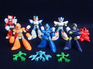 ▼フィギュア132 ロックマン フィギュアまとめて▼マッスルパワー/ゼロ/ロックマンX/ロックマンX2/ヘルクラッシャー