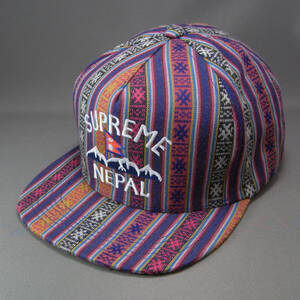 Supreme Nepal 5-Panel シュプリーム 2014SS ネパール5パネル パープル