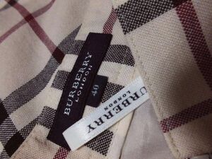 即決超美品!!百貨店購入BURBERRYロンドン高額スカート40【三陽商会】品質美バーバリーLONDONお洒落台形スカート☆総ノヴァチェック