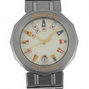 コルム CORUM 39.610.20V50B アドミラルズカップ クォーツ レディース 美品 箱付き K#133932